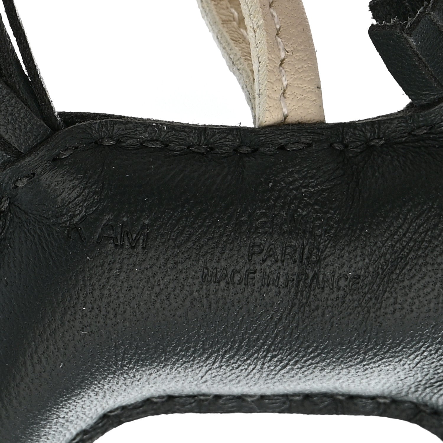 Hermes Milo Lambskin Grigri Rodeo Robeo Ceur Bag 24 Charm PM Vert Mangrove Black Craie 3 of 4