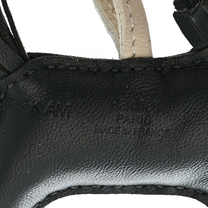 Hermes Milo Lambskin Grigri Rodeo Robeo Ceur Bag 24 Charm PM Vert Mangrove Black Craie 3 of 4