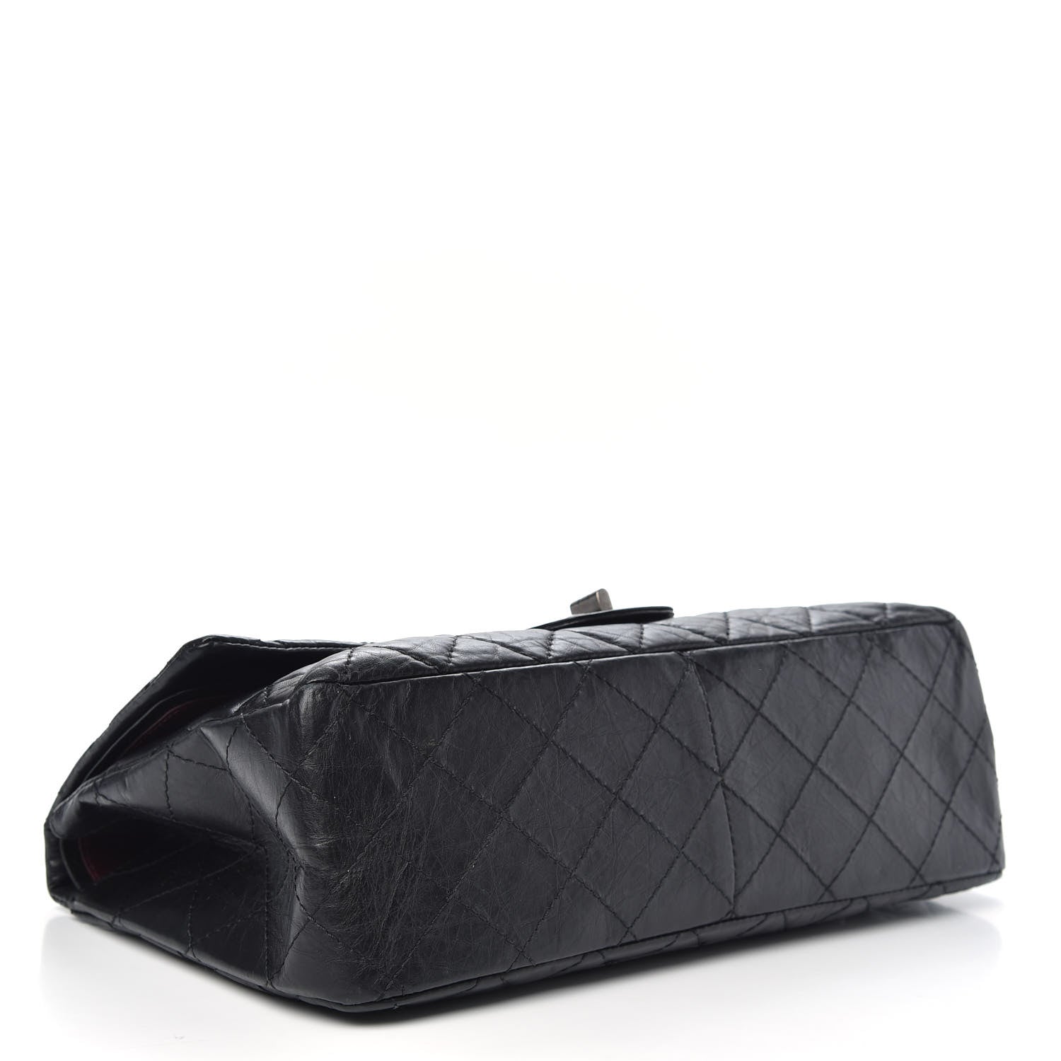 Chanel Aged Calfskin Quilted 2.55 Reissue 227 Flap Black 4 of 9