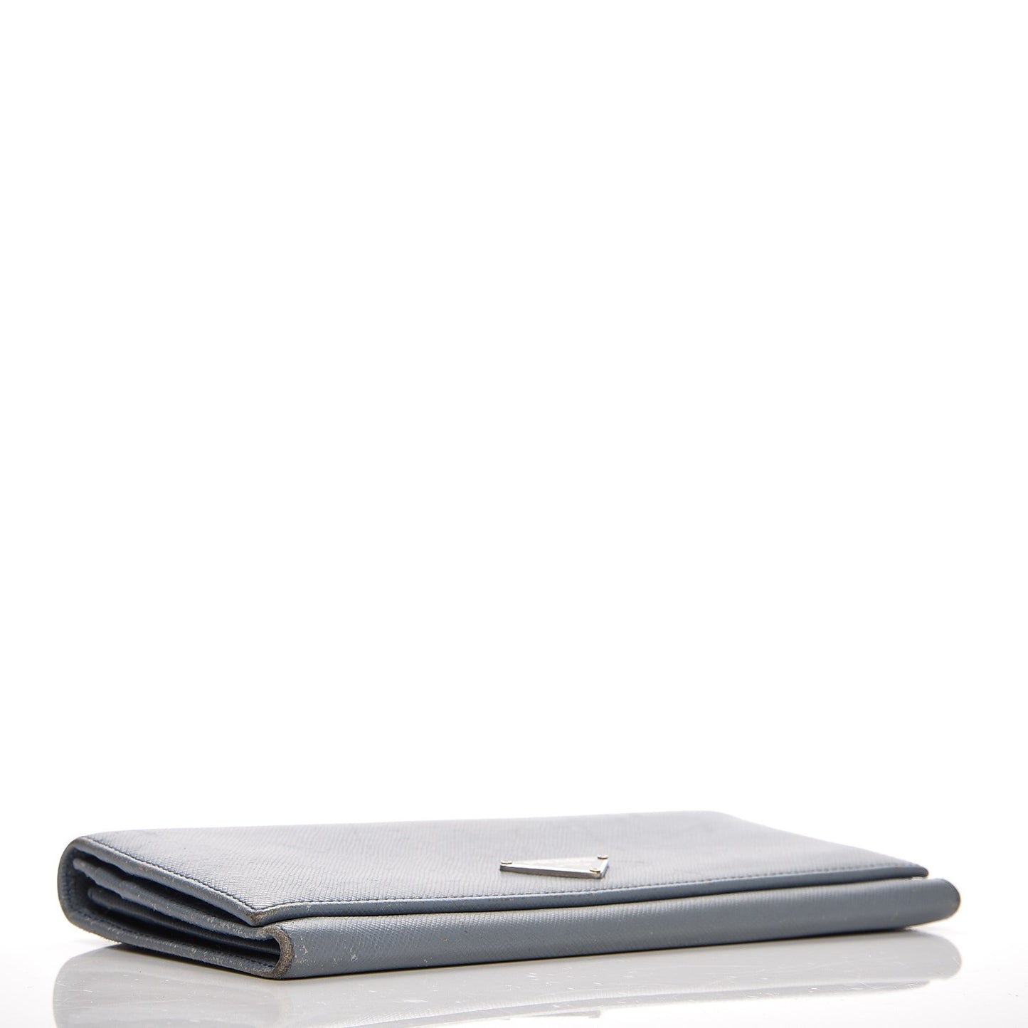 Saffiano Triangle Continental Flap Wallet Pervinca