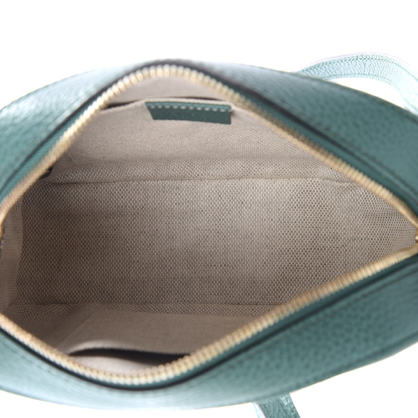 Pebbled Calfskin Small Soho Disco Bag Emerald Green