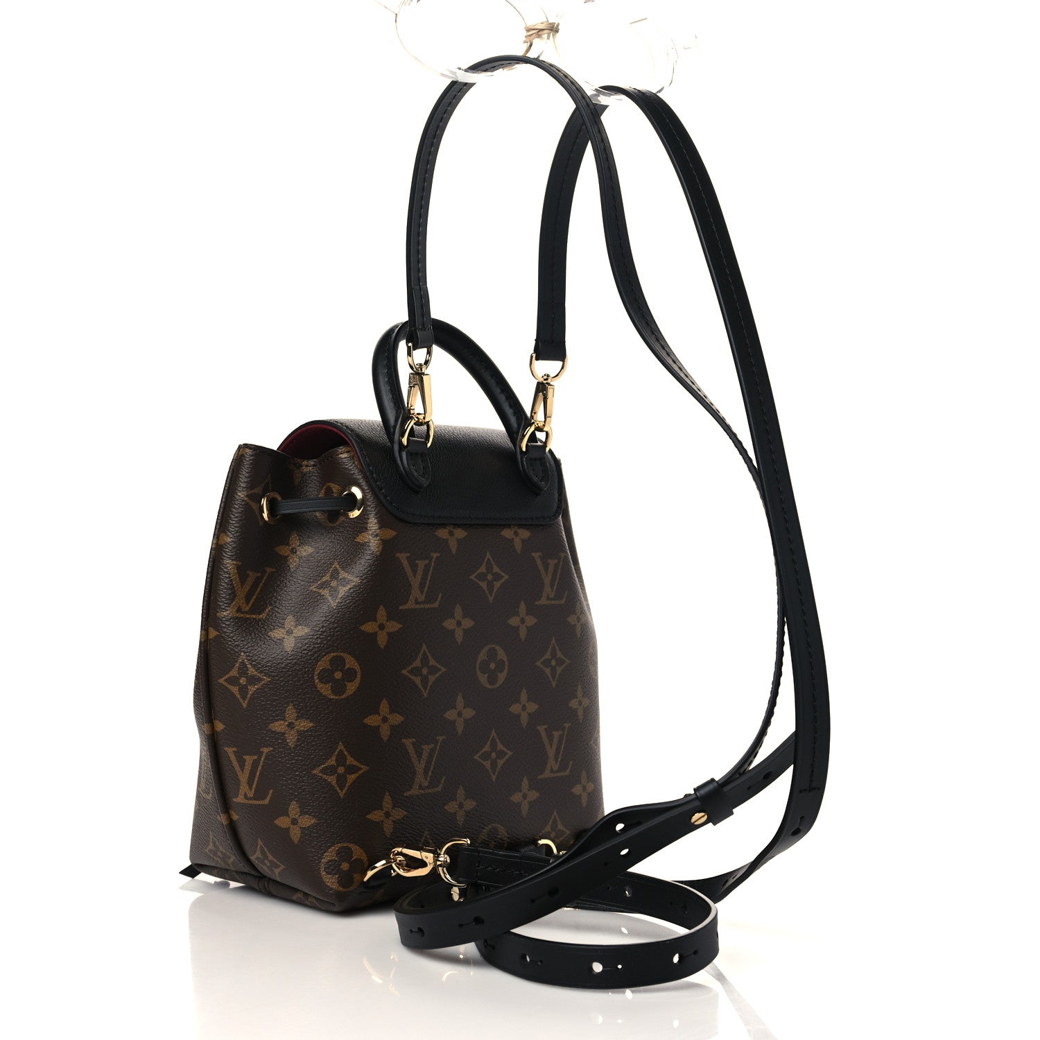 Louis Vuitton Monogram BB Montsouris NM Backpack Black 3 of 6