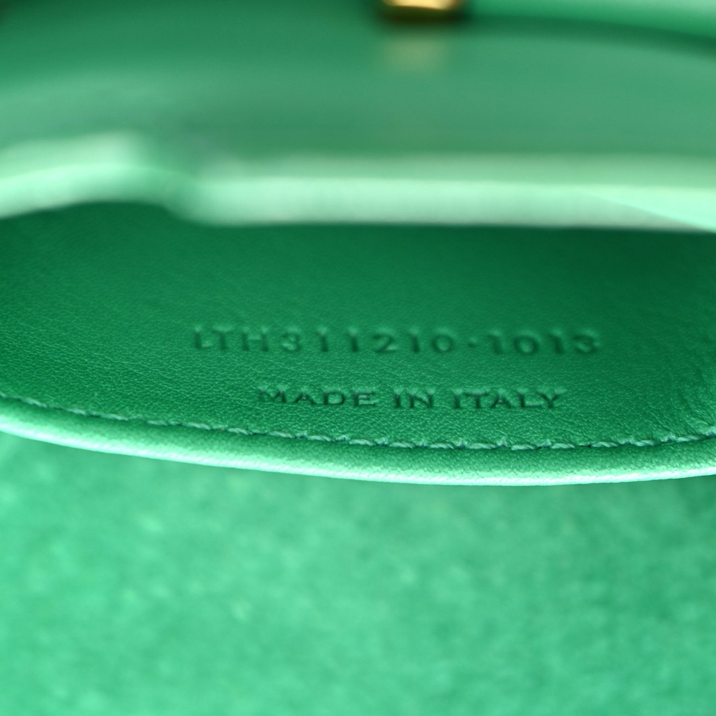 Calfskin Small Classic Y Cabas Green