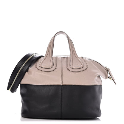 Givenchy Waxy Grained Calfskin Medium Nightingale Beige Black 1 of 7