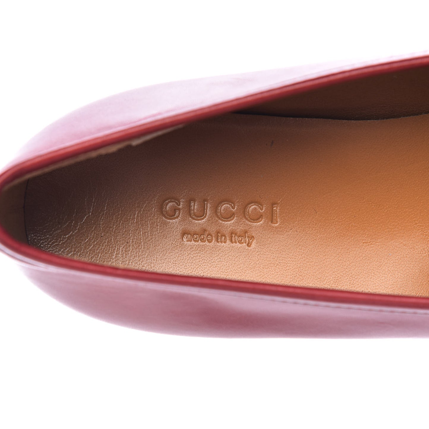Calfskin Womens Jordaan Loafers 37.5 Hibiscus Red