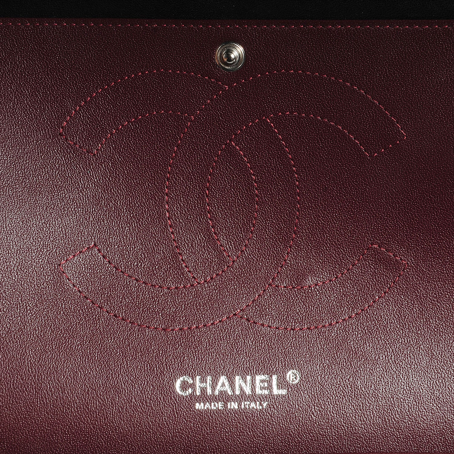 Chanel Lambskin Quilted Jumbo Double Flap Black 8 of 9
