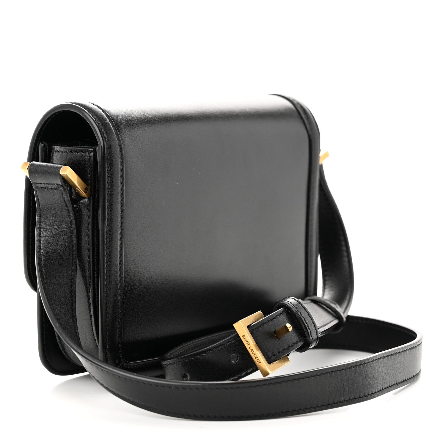 Saint Laurent Smooth Calfskin Small Solferino Satchel Black 3 of 10