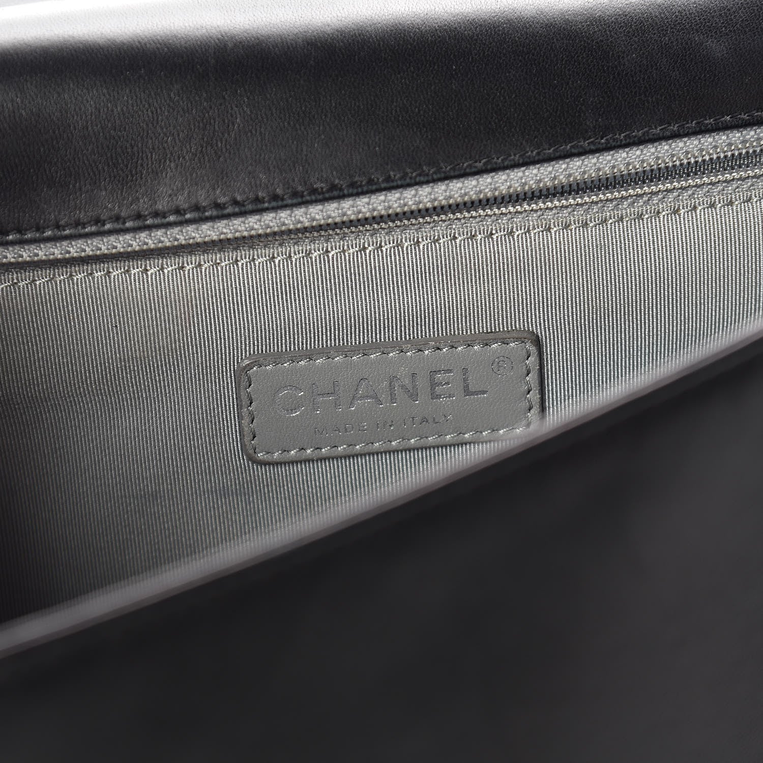 Chanel Lambskin Quilted Large Boy Flap Black 6 of 9
