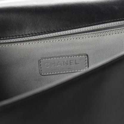 Chanel Lambskin Quilted Large Boy Flap Black 6 of 9