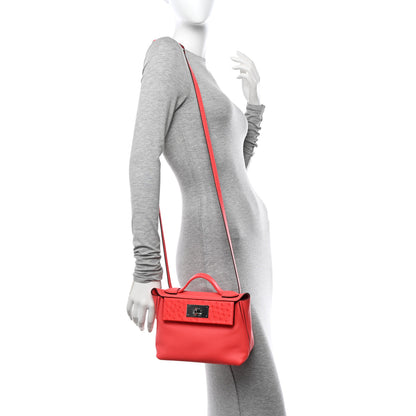 Hermes Evercolor Ostrich Touch 24/24 21 Rose Texas 2 of 10