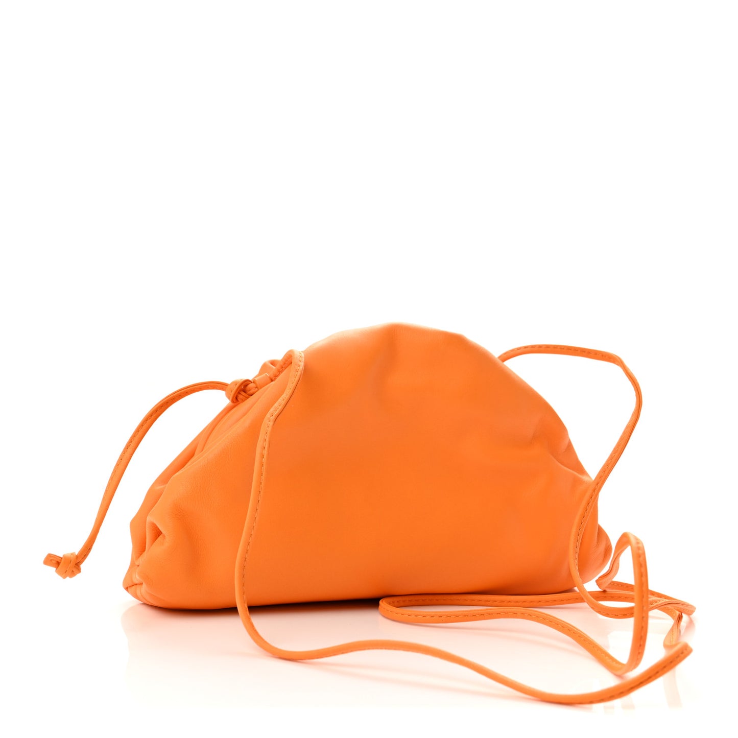 Butter Calfskin The Mini Pouch Light Orange