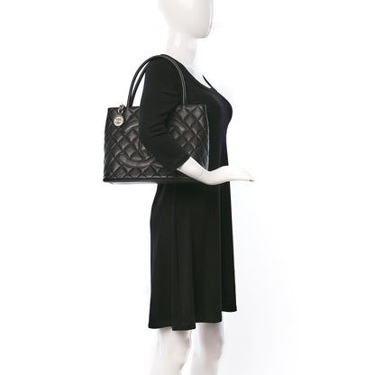 Chanel Caviar Quilted Medallion Tote Black 3 of 9