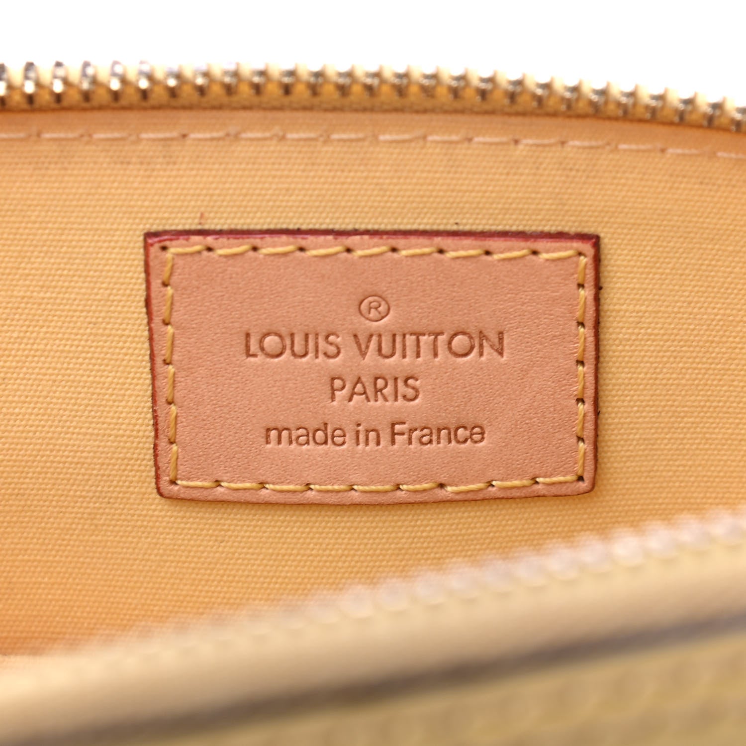 Louis Vuitton Vernis Alma BB Citrine 6 of 10
