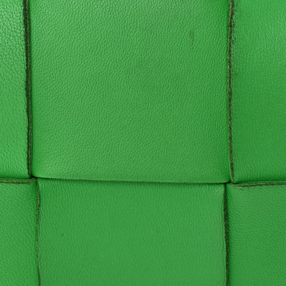 Bottega Veneta Lambskin Maxi Intrecciato Cassette Crossbody Bag Grass 12 of 20