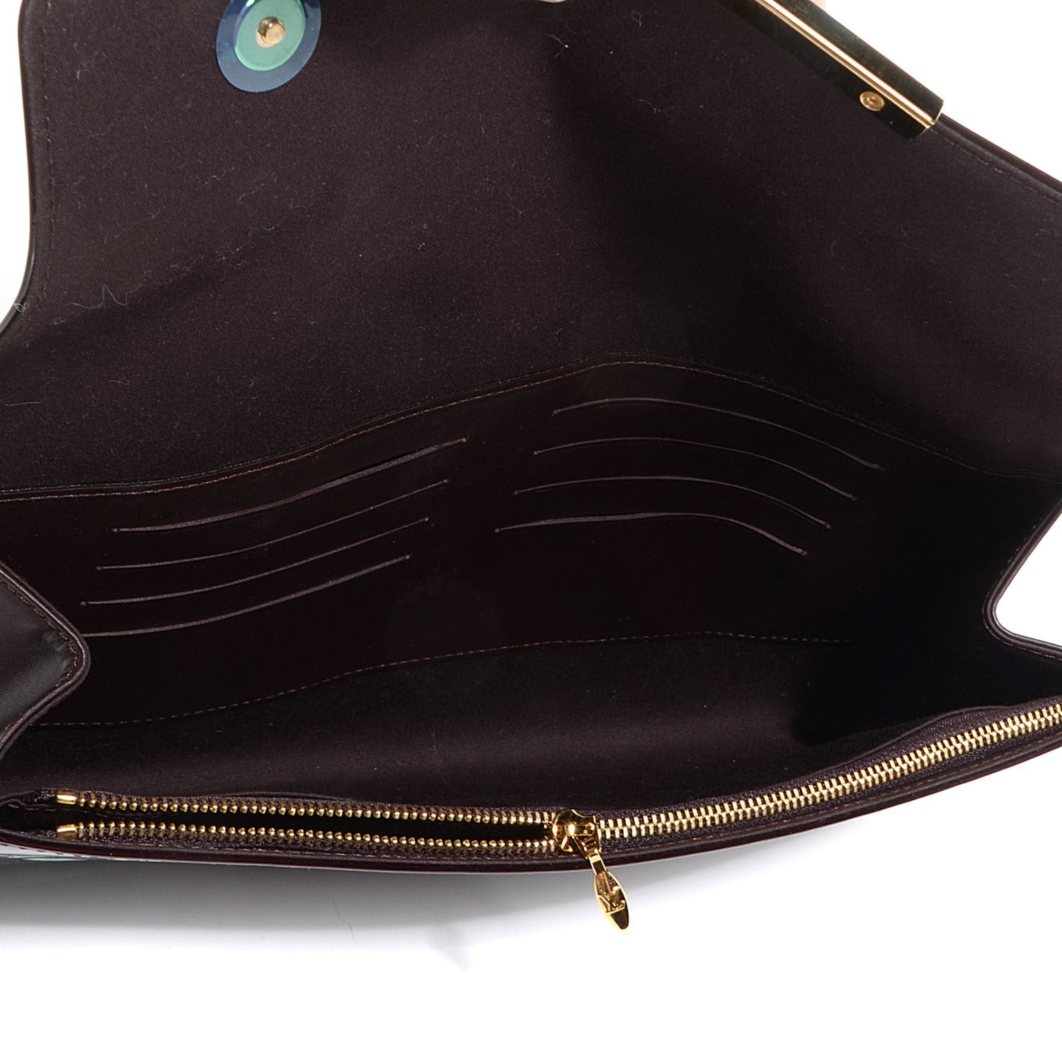 Louis Vuitton Vernis Robertson Clutch Amarante 6 of 8