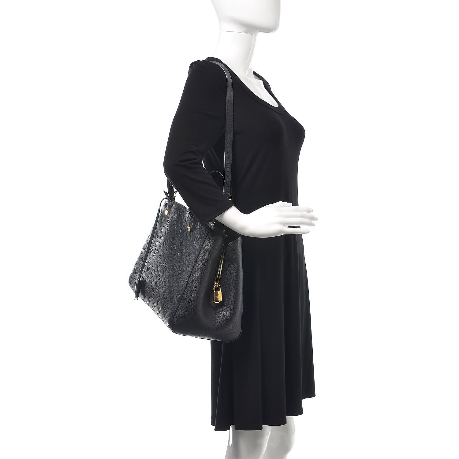Louis Vuitton Empreinte Montaigne GM Black 2 of 6