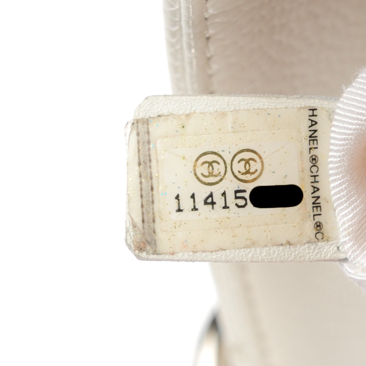 Chanel Caviar Quilted Grand Shopping Tote GST White 7 of 8