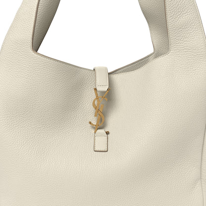 Saint Laurent Grained Deerskin Bea Tote Blanc Vintage 8 of 10