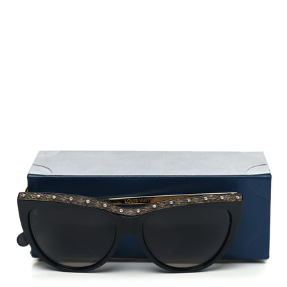 Louis Vuitton Acetate Monogram La Boum Sunglasses Z1147W Black 10 of 10