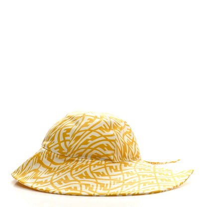 Fendi X SARA COLEMAN Canvas FF Vertigo Bucket Hat L Mimosa White 4 of 8