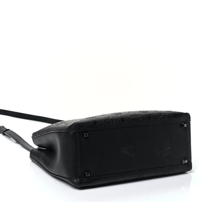 MCM Calfskin Ottomar Medium Klara Hobo Black 3 of 5
