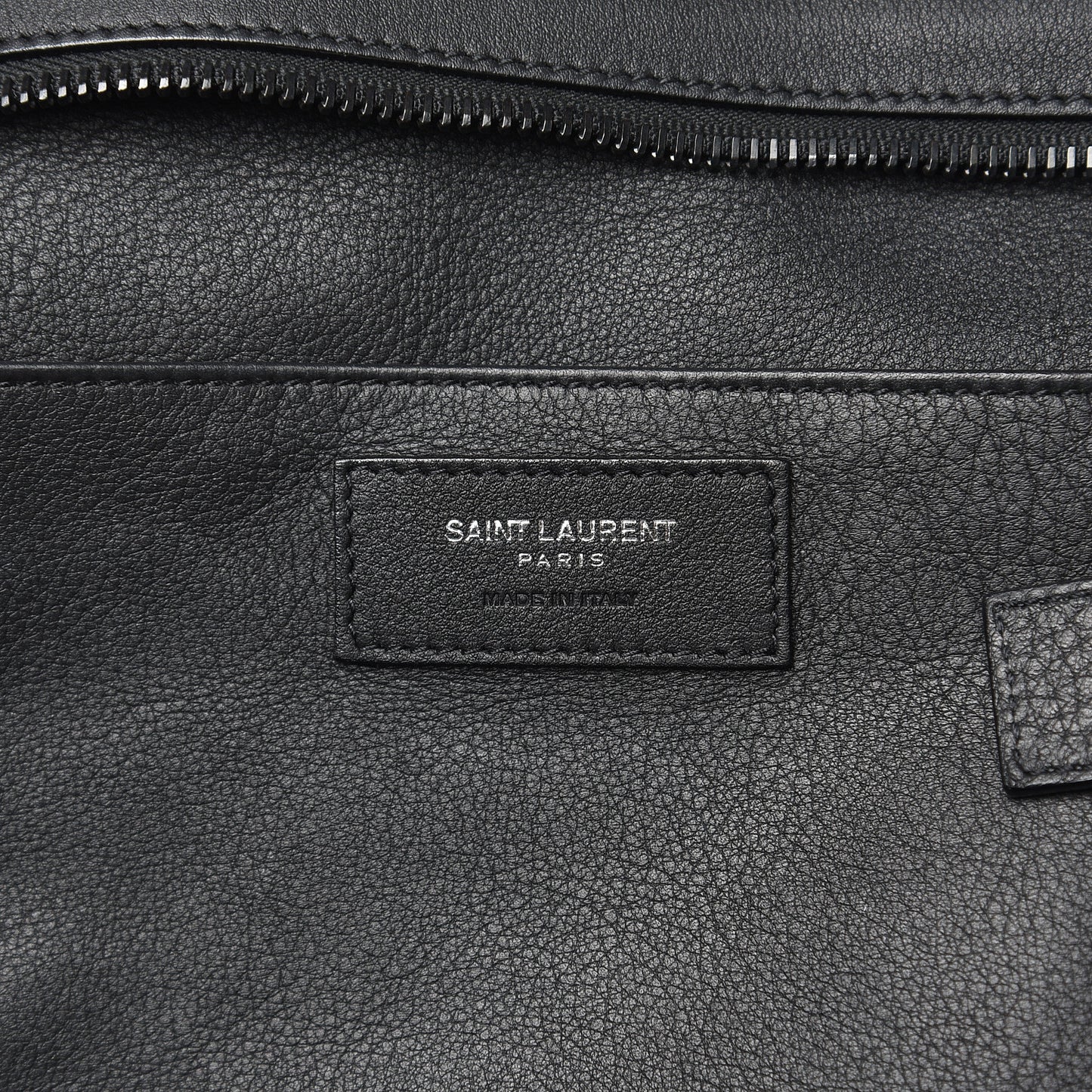 Calfskin Small Monogram Downtown Cabas Black White