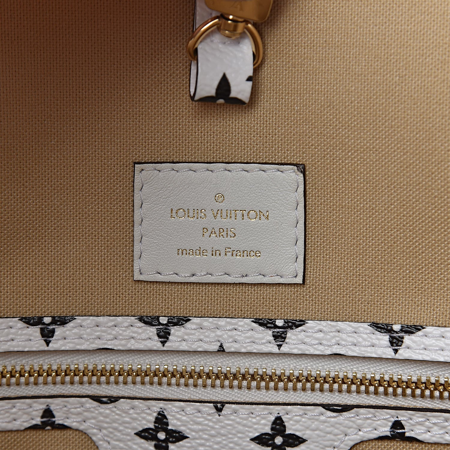 Louis Vuitton Monogram Giant Neverfull MM Kaki 7 of 12