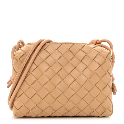 Bottega Veneta Nappa Intrecciato Mini Loop Camera Bag Almond 1 of 7