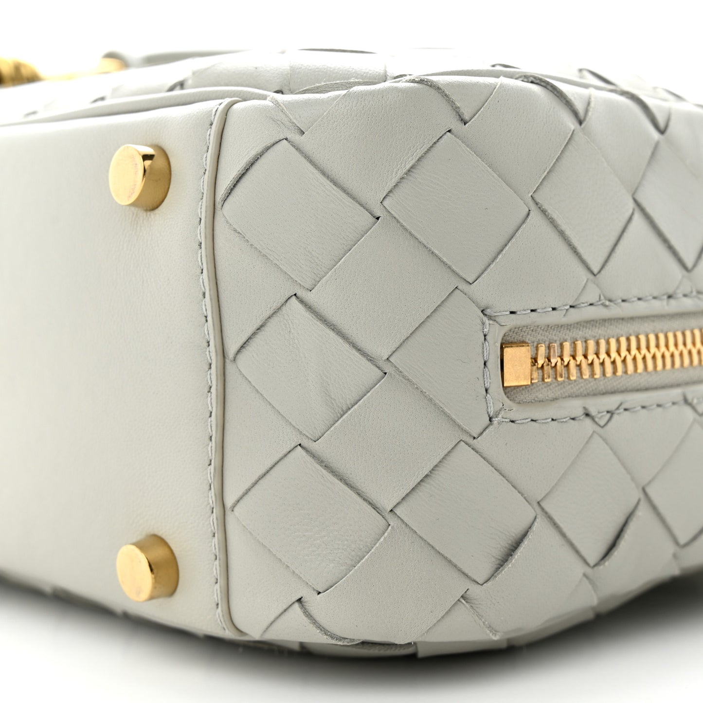 Lambskin Intrecciato Small Getaway Agate Grey