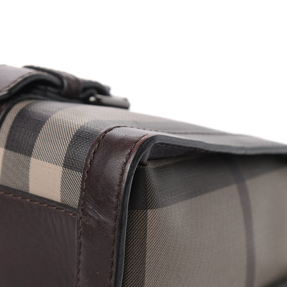 Burberry Smoked Check Medium Alchester Bowling Bag Plum 10 of 21