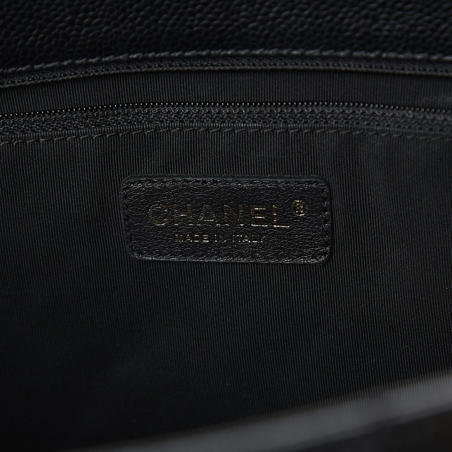 Caviar Quilted Grand Shopping Tote GST Black