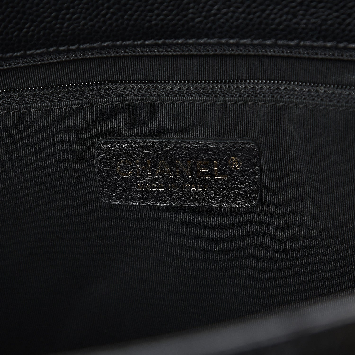 Chanel Caviar Quilted Grand Shopping Tote GST Black 5 of 9