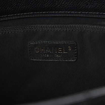 Chanel Caviar Quilted Grand Shopping Tote GST Black 5 of 9