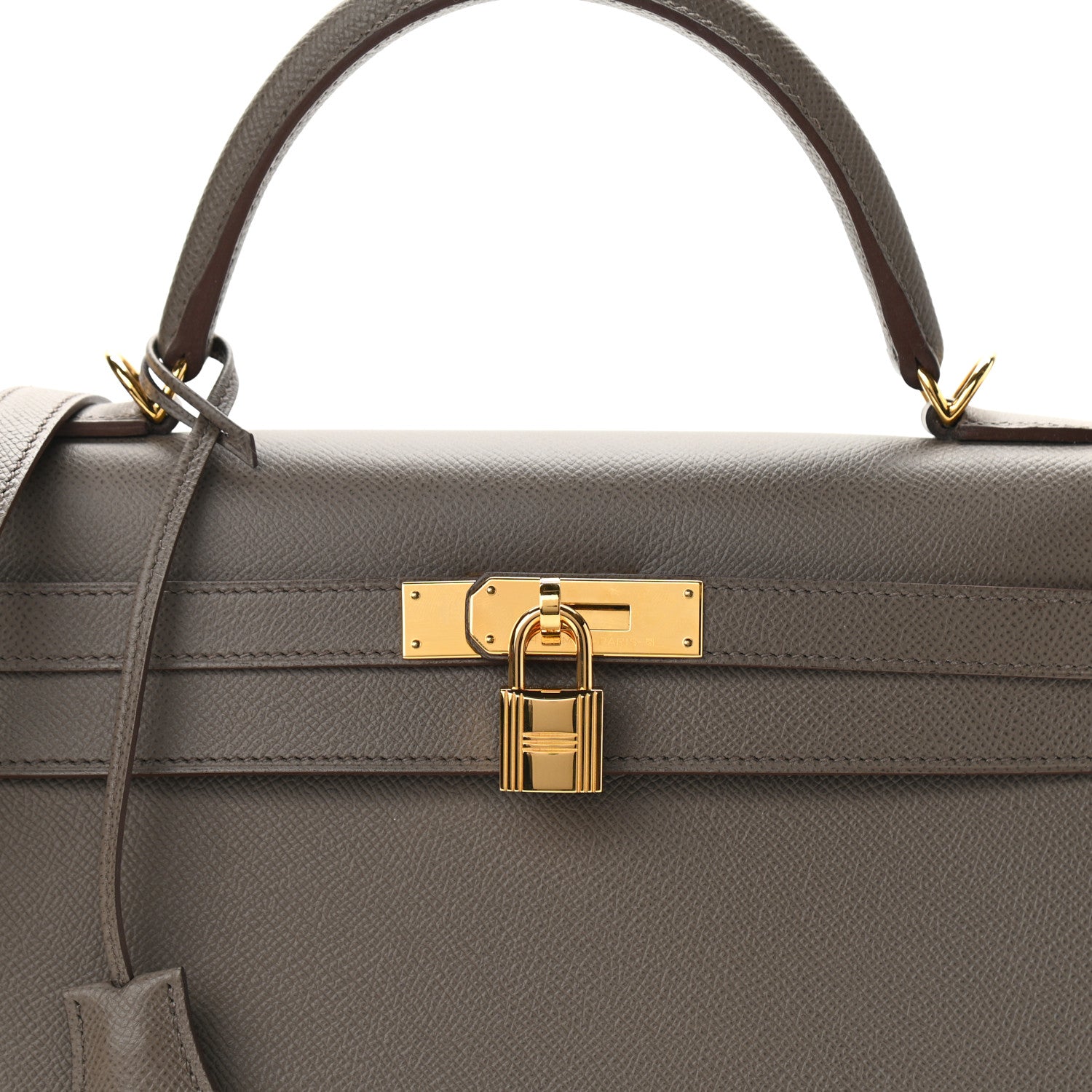 Hermes Epsom Kelly Sellier 32 Etain 7 of 10