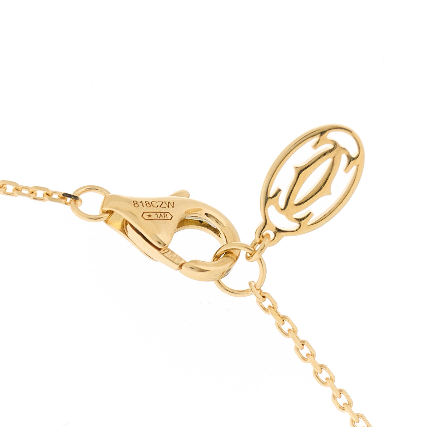 18K Yellow Gold Diamond XS D'Amour Pendant Necklace