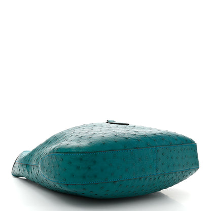 Gucci Ostrich Large Jackie Hobo Teal 5 of 11