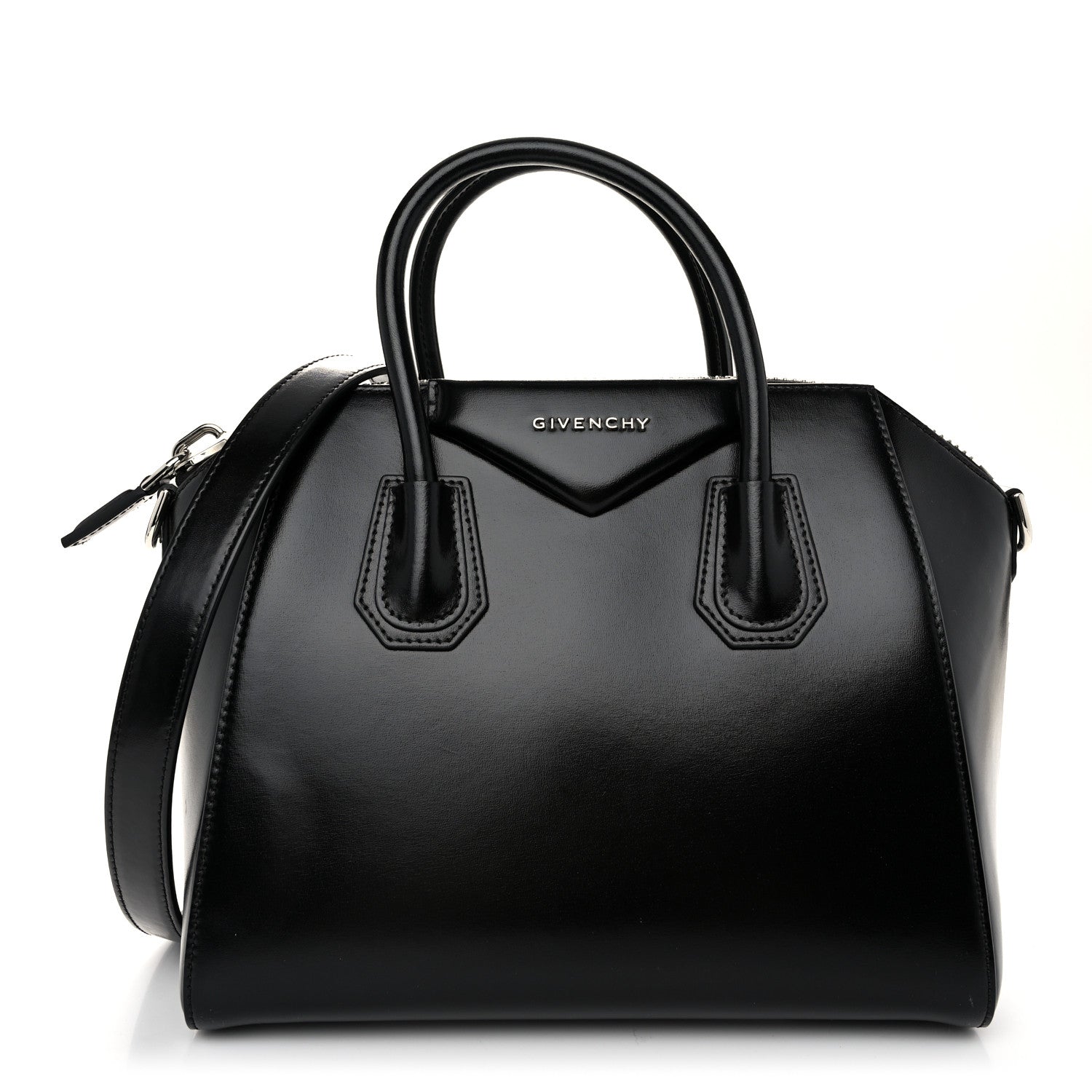 Givenchy Shiny Lord Calfskin Small Antigona Black 1 of 11