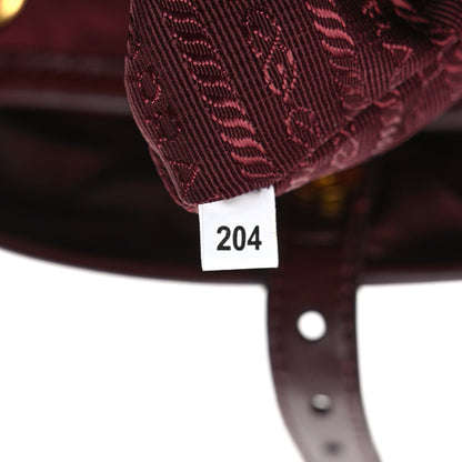 Prada Tessuto Nylon Small Backpack Bordeaux 7 of 9
