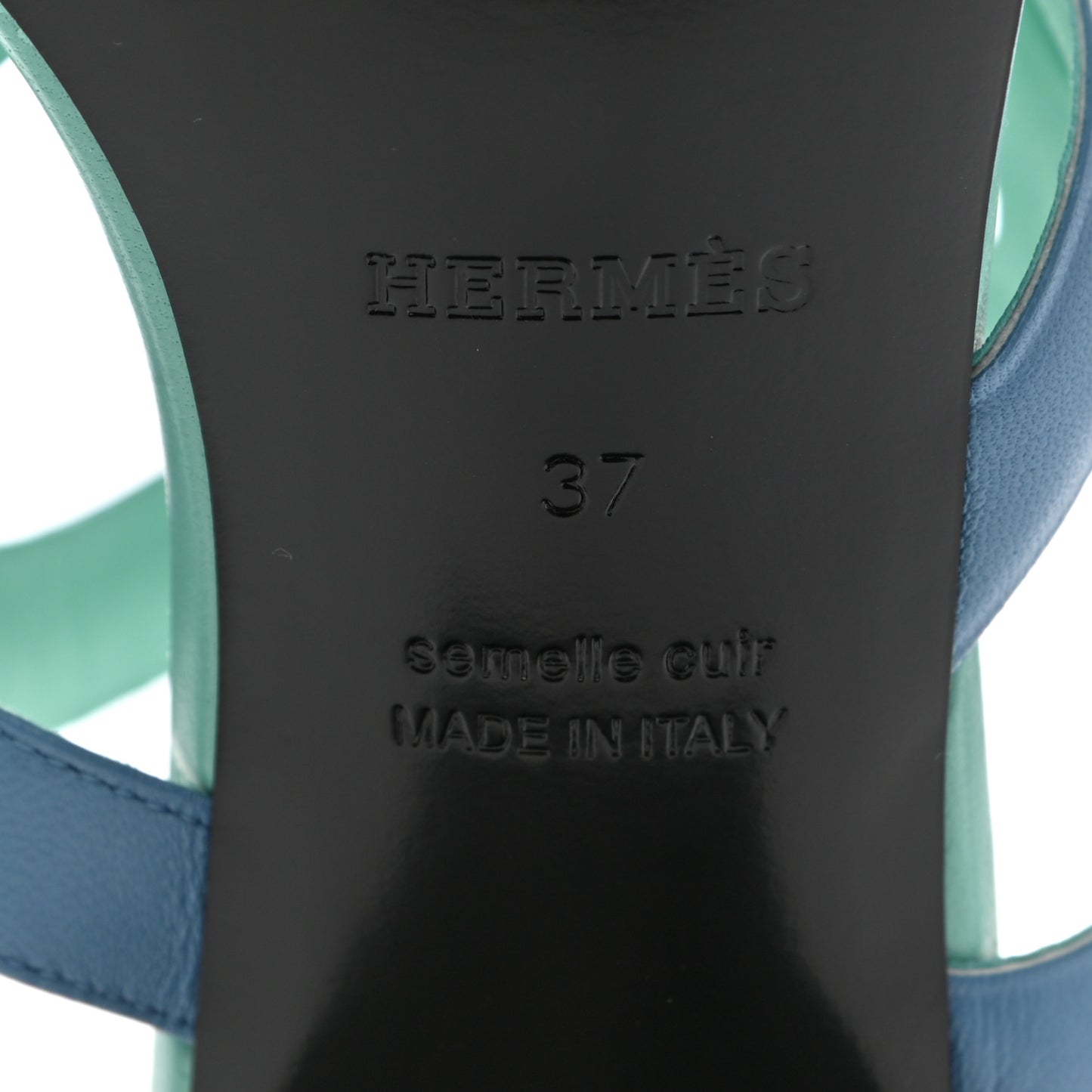 Nappa Bikini Sandals 37 Multicolore Vert Absinthe