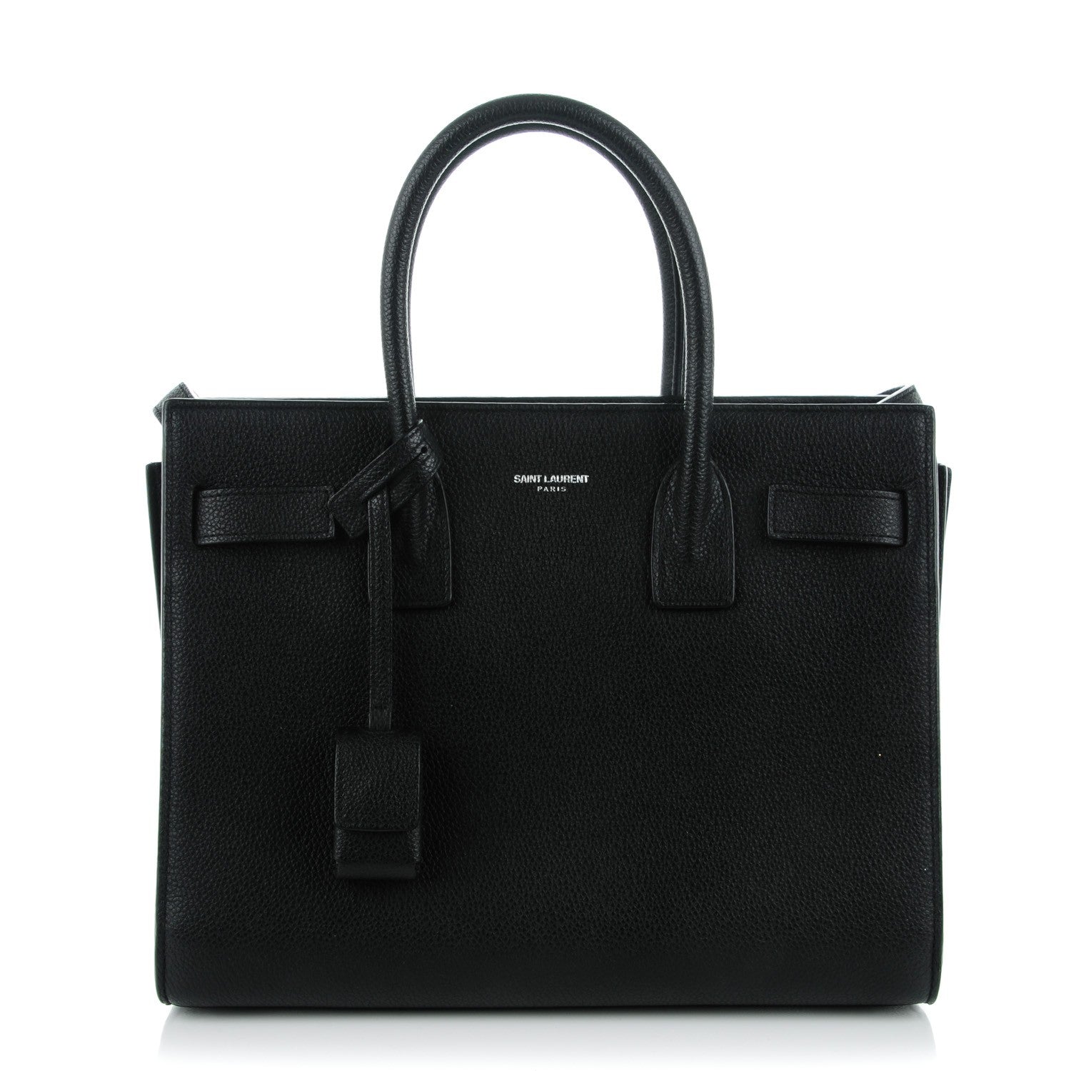 Saint Laurent Grained Calfskin Baby Sac De Jour Black 1 of 7