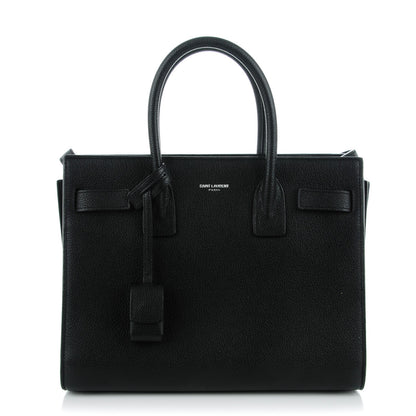 Saint Laurent Grained Calfskin Baby Sac De Jour Black 1 of 7