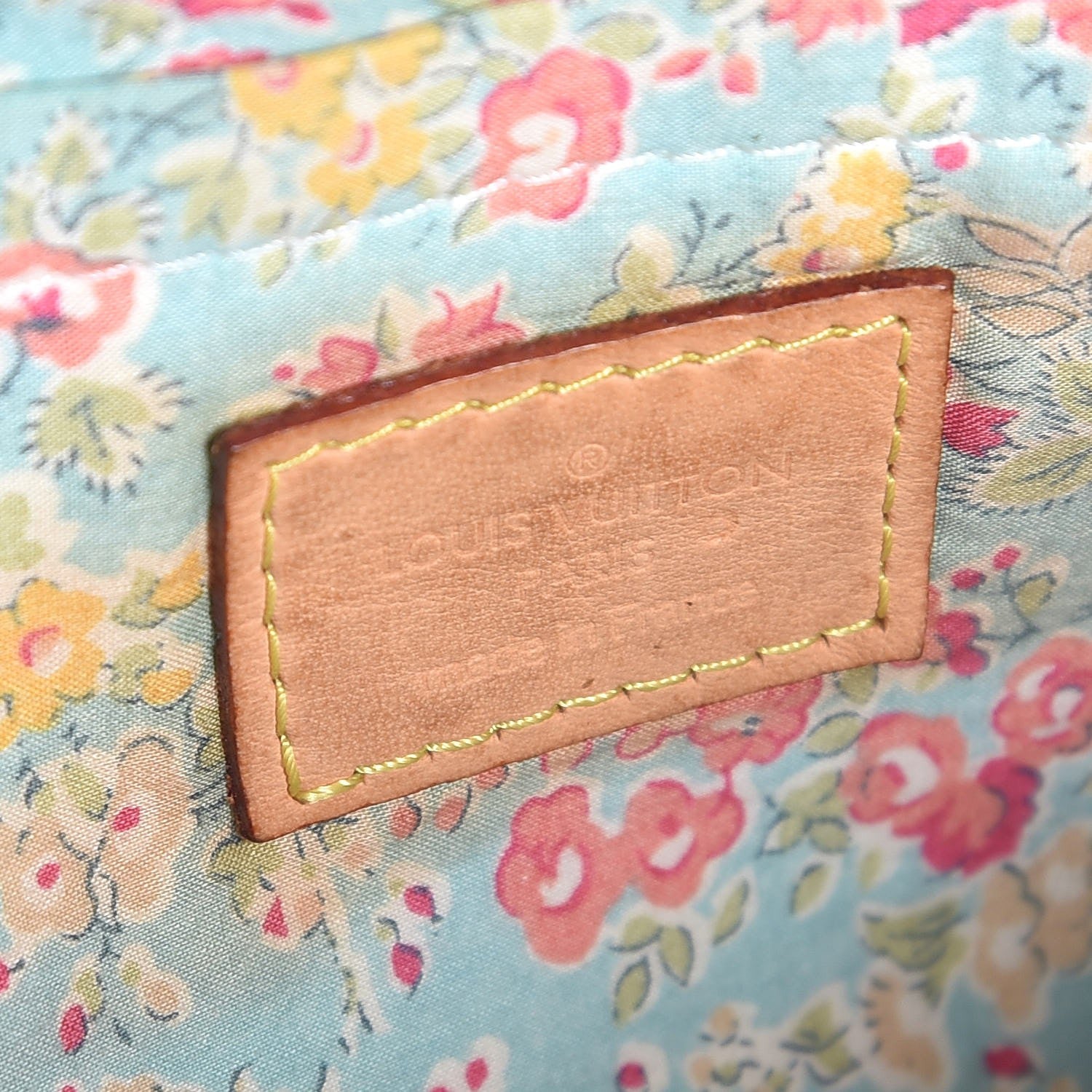 Louis Vuitton Denim Patchwork Pouchy Blue 6 of 7
