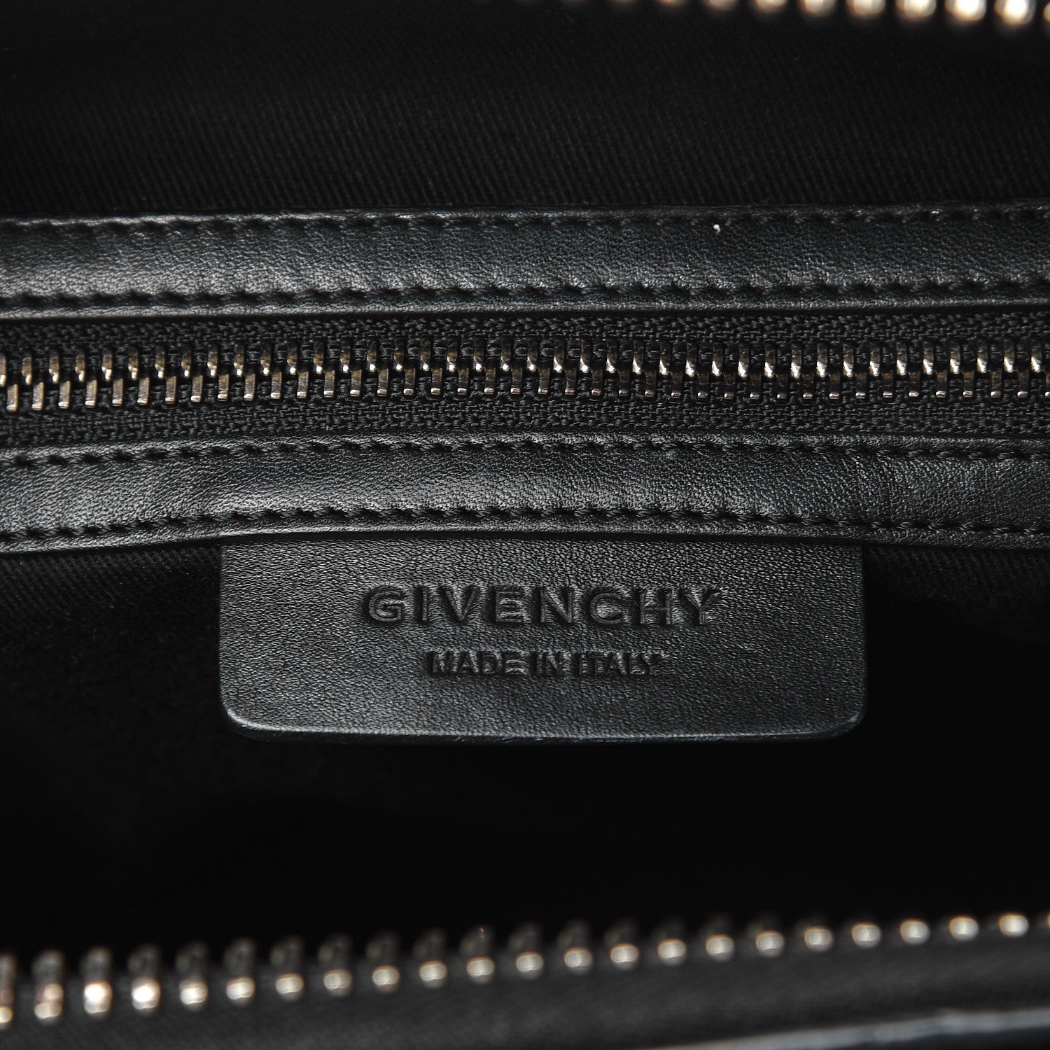 Givenchy Calfskin Dot Embossed Small Antigona Black 6 of 12