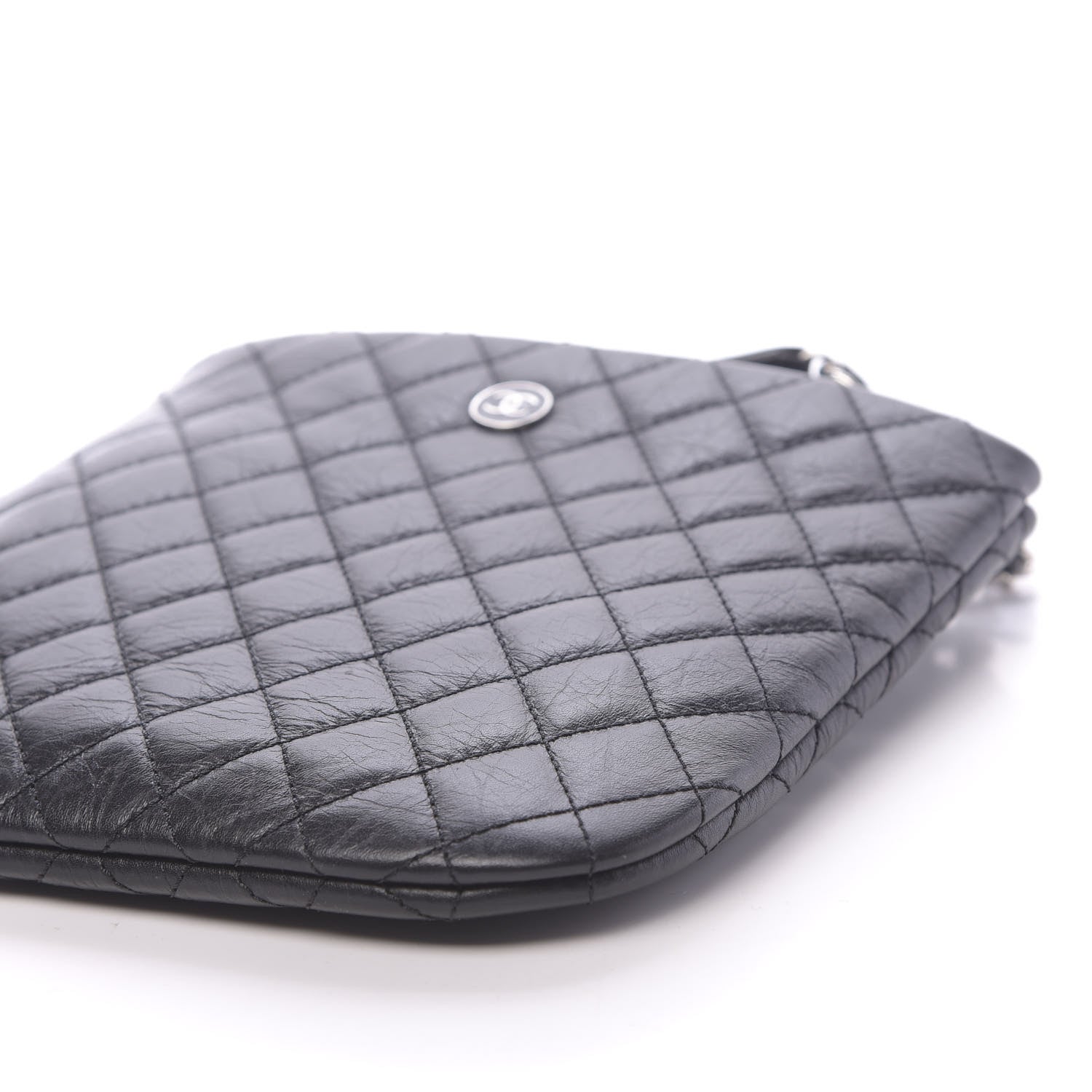 Chanel Calfskin Quilted Crossbody Bag Black 10 of 11