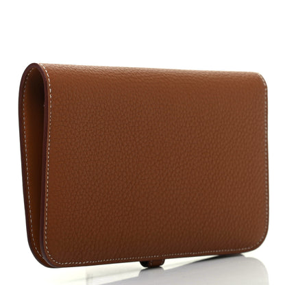 Hermes Togo Dogon Duo Wallet Gold 3 of 8