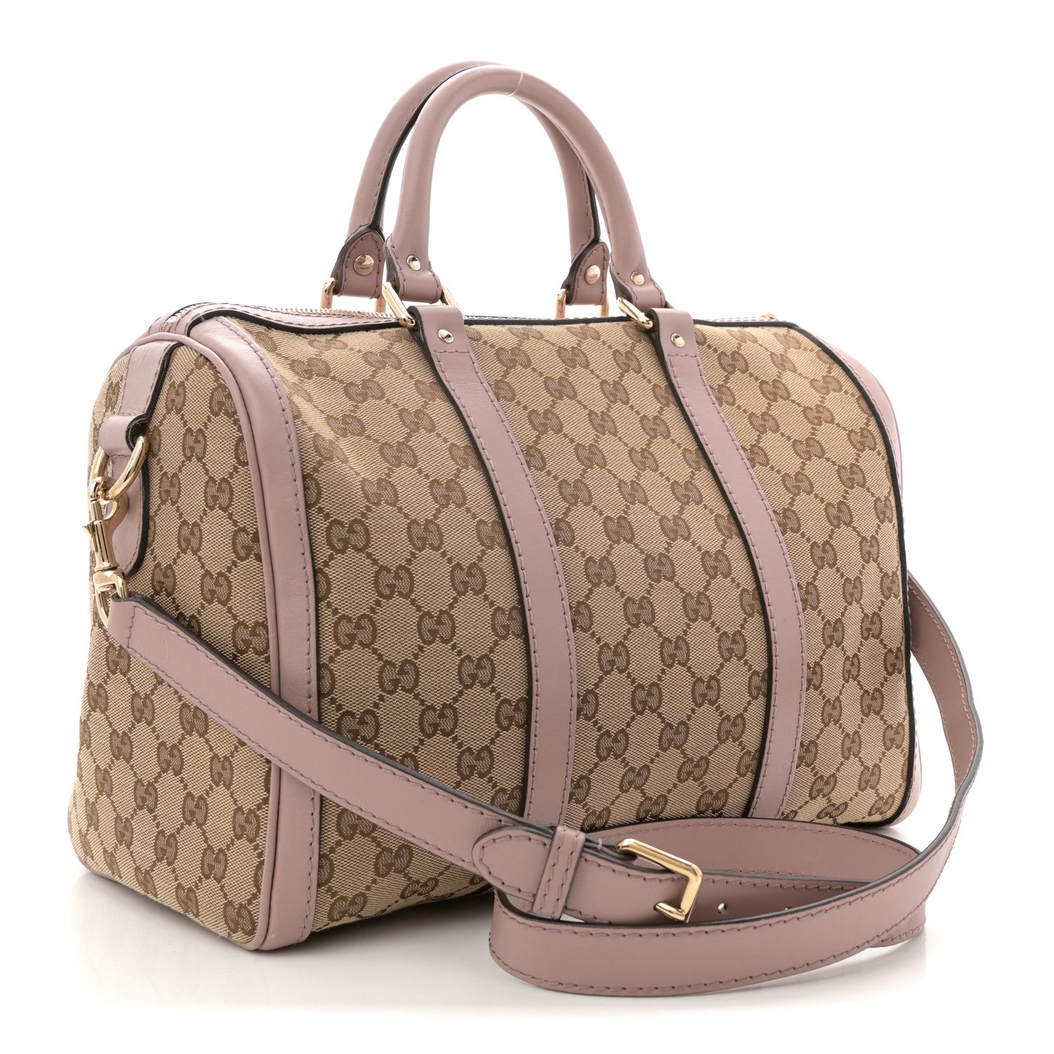Gucci Monogram Medium Joy Boston Light Pink 3 of 13