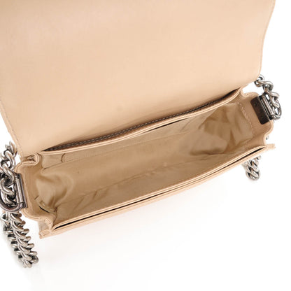 Chanel Calfskin Medium Boy Reverso Flap Beige Clair 5 of 9