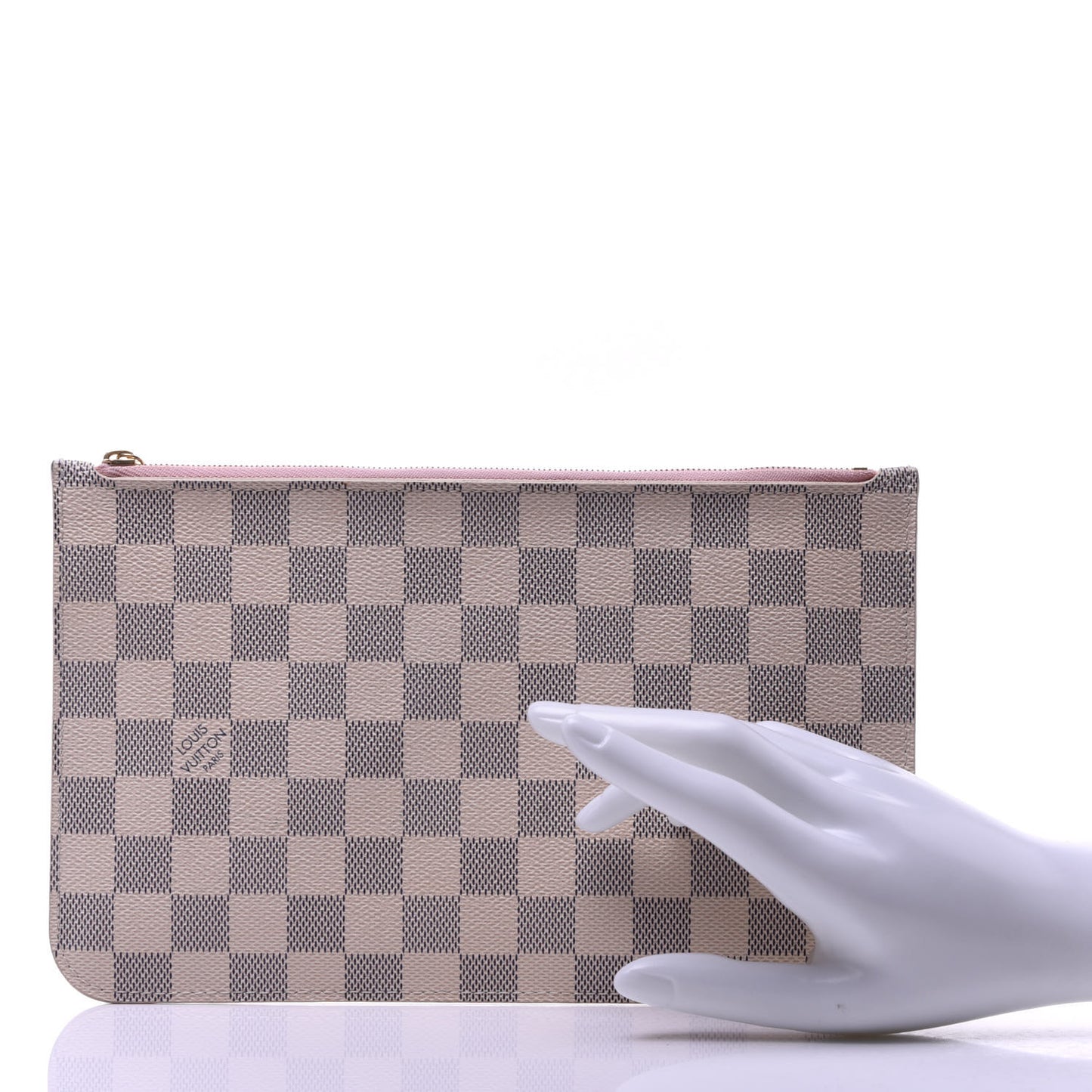 Damier Azur Neverfull MM GM Pochette Rose Ballerine
