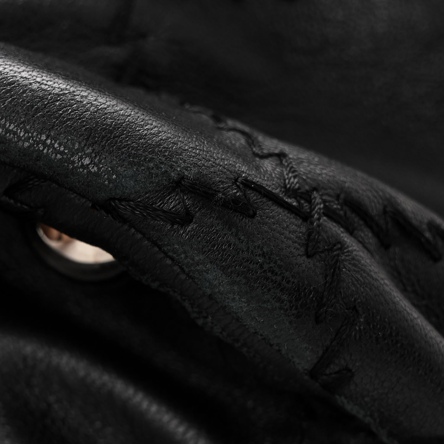 Chanel Lambskin Stitched Shopper Tote Black 12 of 13