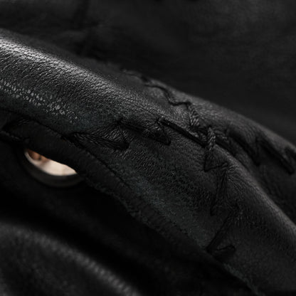 Chanel Lambskin Stitched Shopper Tote Black 12 of 13